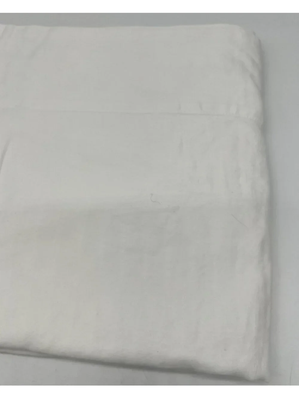 Casaluna Classic White 100% Supima Cotton Flat Sheet Bedding Lightweight